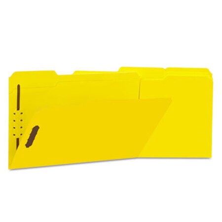 Coolcrafts Manila Folders; 2 Fasteners; .33 Tab; Legal; Yellow, 50PK CO883737